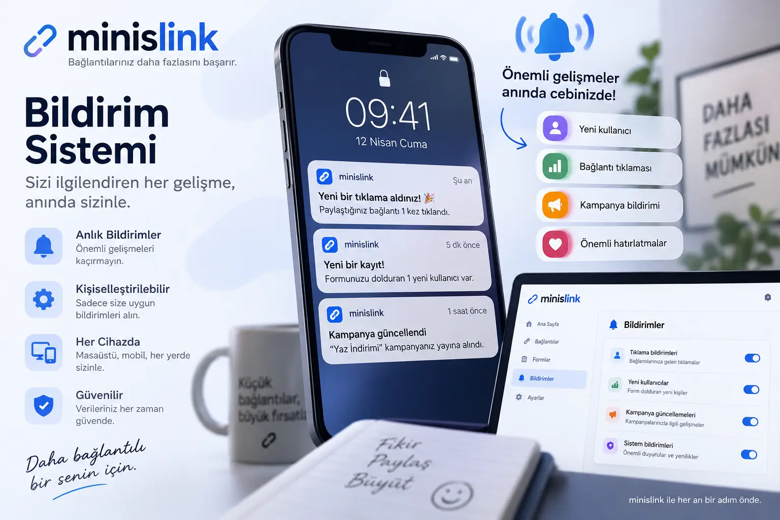 Minishlink ile Web Push Bildirim Sistemi Pwa Uygulamasında